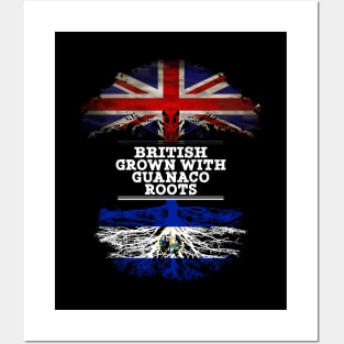British Grown With Guanaco Roots - Gift for Guanaco With Roots From El Salvador Posters and Art